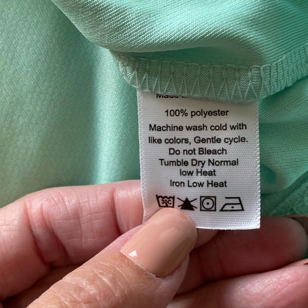 Be Hippy Mint Green 'T-Shirt large NWT - Picture 12 of 13
